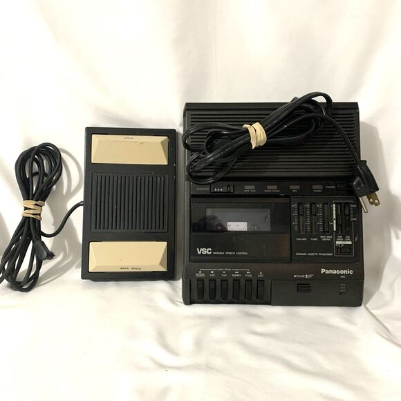 Panasonic RR-830 Desktop Transcriber With RP-2692 Foot Control - Picture 1 of 6
